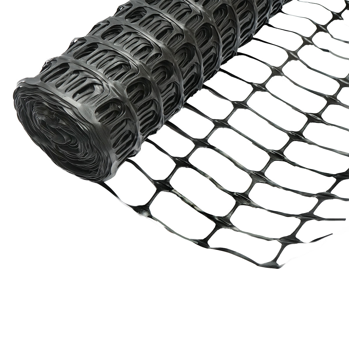 Boundary fence netting 1mx50m with mesh 70x40mm, 110g/m black